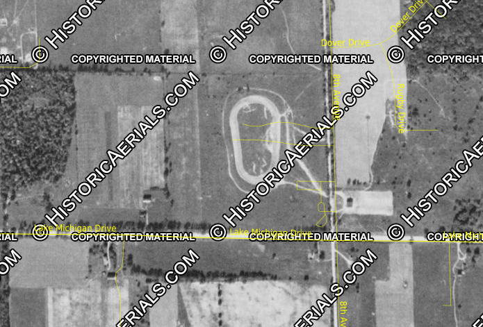 Delaney Speedway - 1947 Aerial